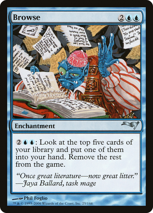 Browse (CTD-025) - Coldsnap Theme Decks