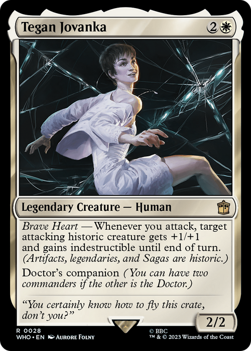 Tegan Jovanka (WHO-028) - Doctor Who Foil
