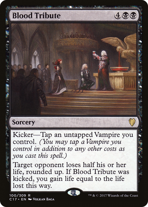 Blood Tribute (C17-100) - Commander 2017