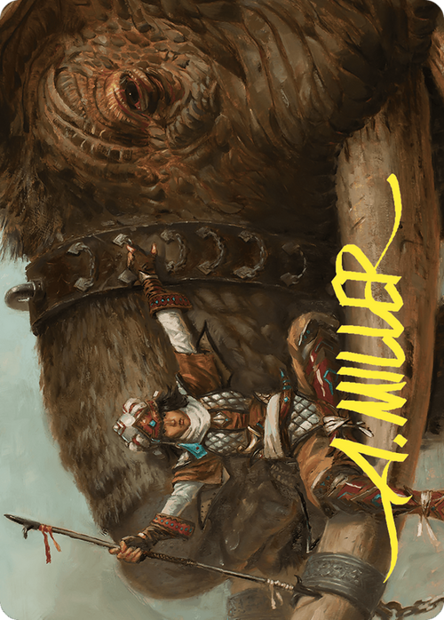 Tuskguard Captain // Tuskguard Captain (ACMM-016) - Commander Masters Art Series (Borderless)