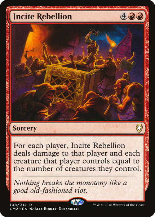 Incite Rebellion (CM2-108) - Commander Anthology Volume II