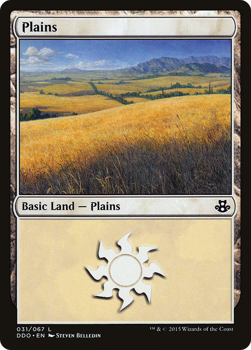 Plains (DDO-031) - Duel Decks: Elspeth vs. Kiora