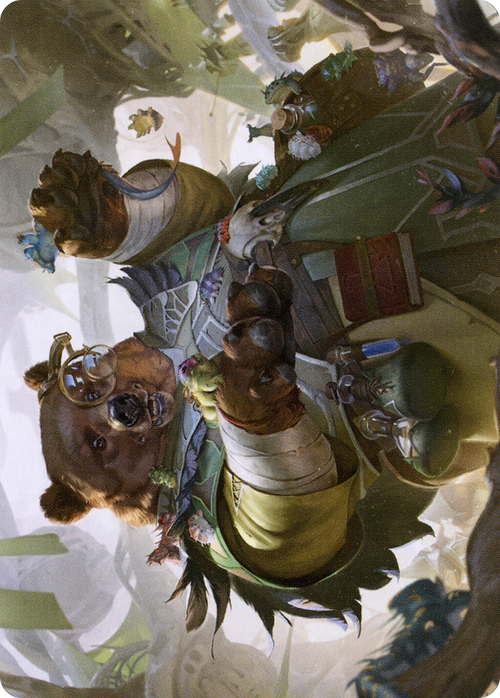 Professor of Zoomancy // Professor of Zoomancy (ASTX-018) - Strixhaven Art Series (Borderless) Foil