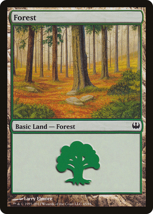 Forest (45) (DDG-045) - Duel Decks: Knights vs. Dragons