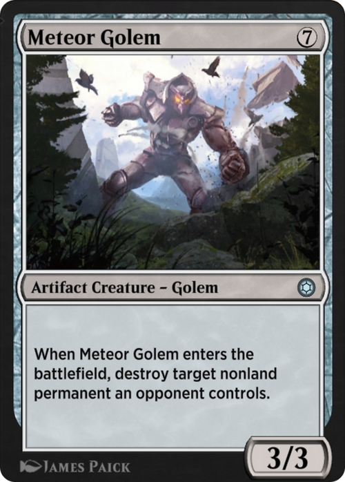 Meteor Golem (HBG-260) - Alchemy Horizons: Baldur's Gate