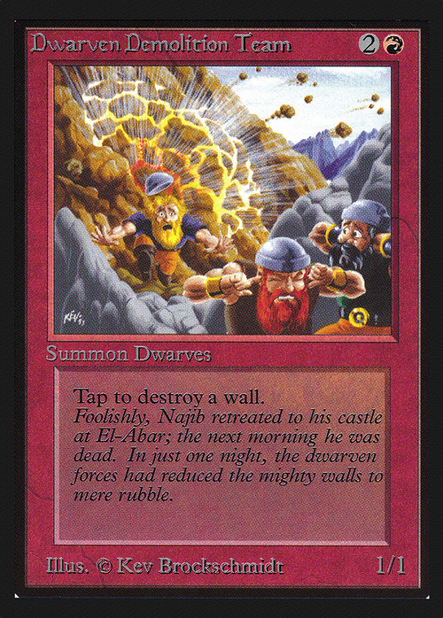 Dwarven Demolition Team (IE) (IED-) - Intl. Collectors' Edition