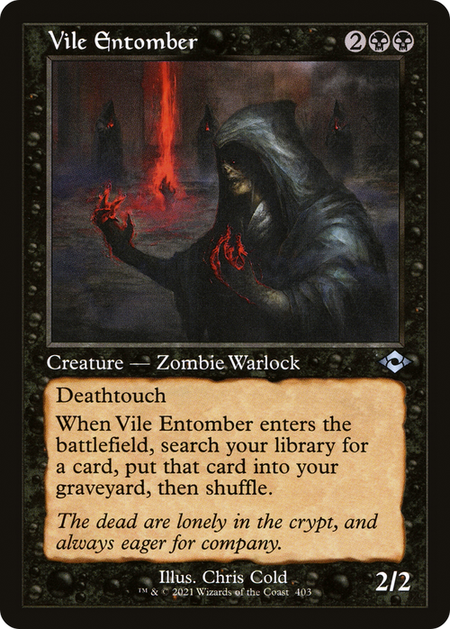 Vile Entomber (Retro Frame) (MH2-403) - Modern Horizons 2 Foil