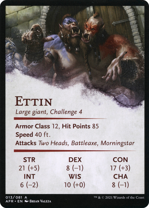 Power of Persuasion // Ettin (AAFR-013) - Adventures in the Forgotten Realms Art Series (Borderless)