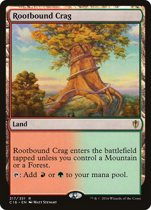 Rootbound Crag (C16-317) - Commander 2016