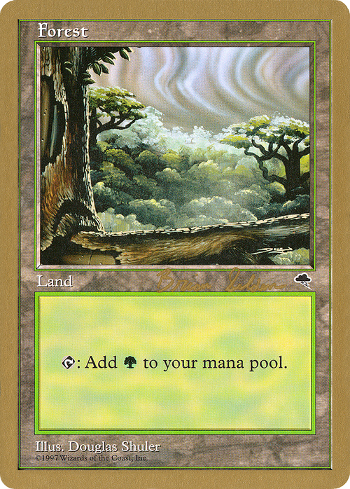 Forest (Cloudy) - 1998 Brian Selden (TMP) (WCD-) - World Championship Decks 1998