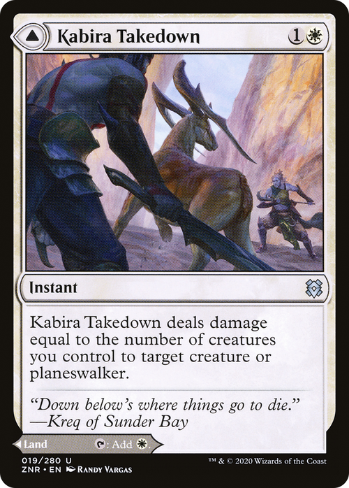 Kabira Takedown (ZNR-019) - Zendikar Rising