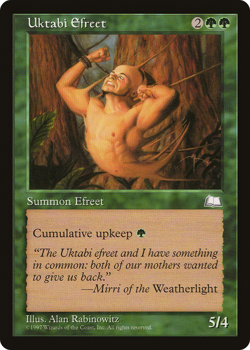 Uktabi Efreet (WTH-) - Weatherlight