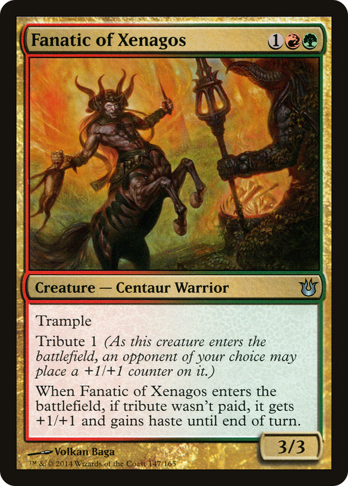 Fanatic of Xenagos (BNG-147) - Born of the Gods Foil
