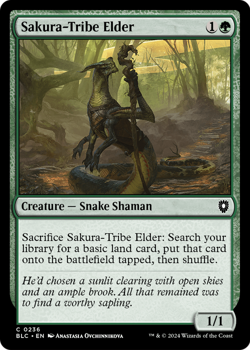 Sakura-Tribe Elder (BLC-236) - Bloomburrow Commander
