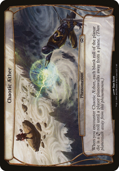 Chaotic Aether (Planechase 2012) (OVER-001) - Planechase 2012 Planes