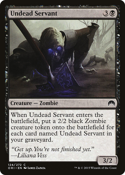 Undead Servant (ORI-124) - Magic Origins Foil