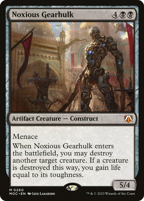 Noxious Gearhulk (MOC-260) - March of the Machine Commander