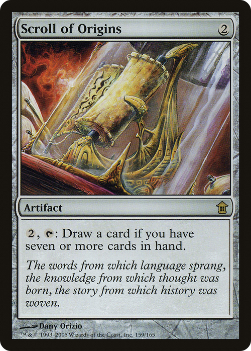 Scroll of Origins (SOK-159) - Saviors of Kamigawa Foil