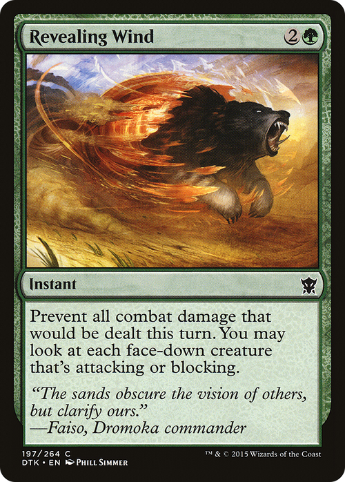 Revealing Wind (DTK-197) - Dragons of Tarkir