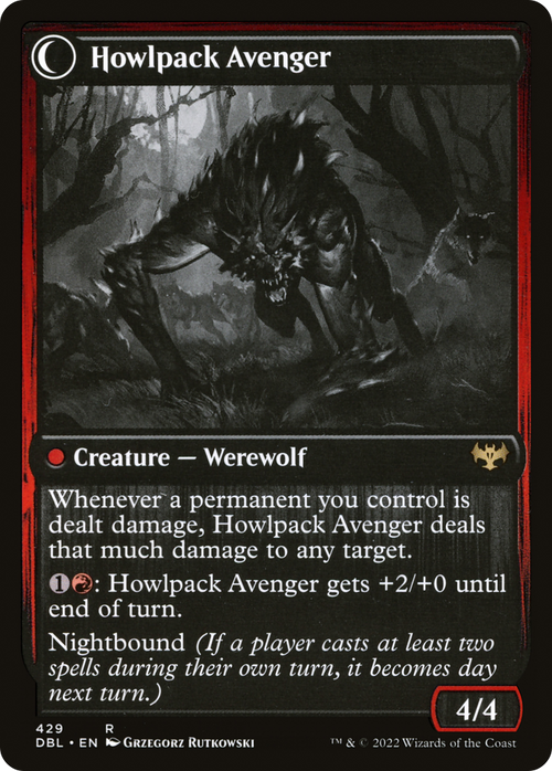 Ill-Tempered Loner (DBL-429) - Innistrad: Double Feature: (Double Faced Transform) Foil