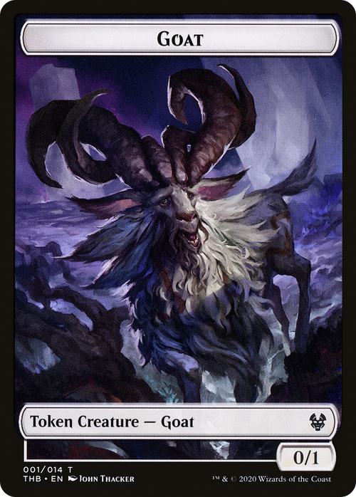 Goat Token (THB-001) - Theros Beyond Death Tokens Foil