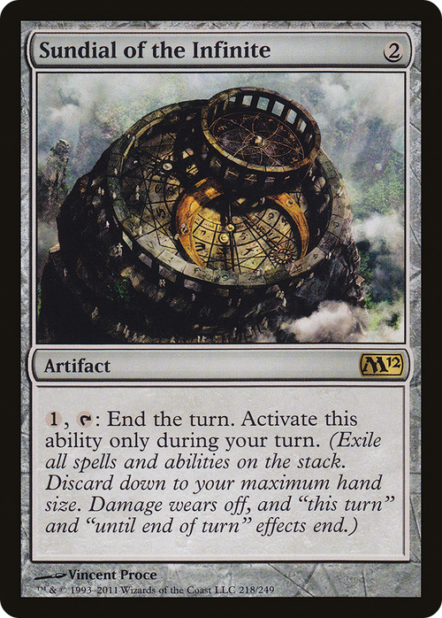Sundial of the Infinite (M12-218) - Magic 2012 Foil