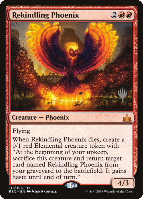 Rekindling Phoenix (PPM20-111P) - Rivals of Ixalan Promos