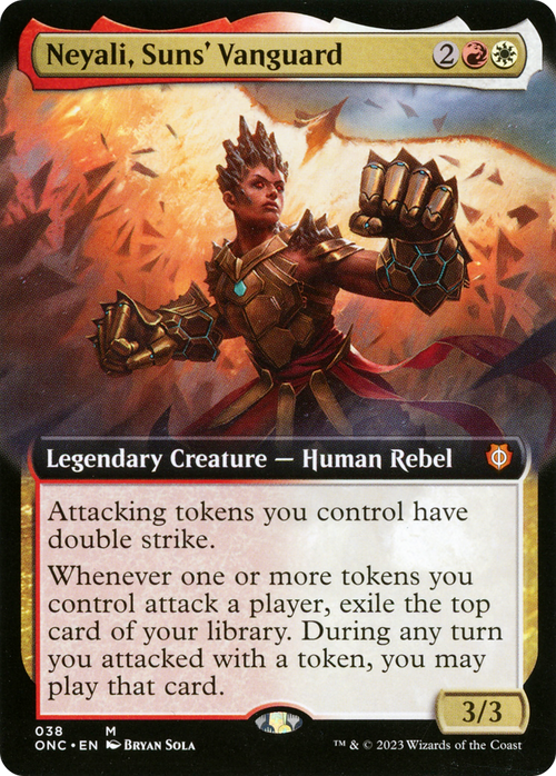 Neyali, Suns' Vanguard (Extended Art) (ONC-038) - Phyrexia: All Will Be One Commander: (Extended Art)