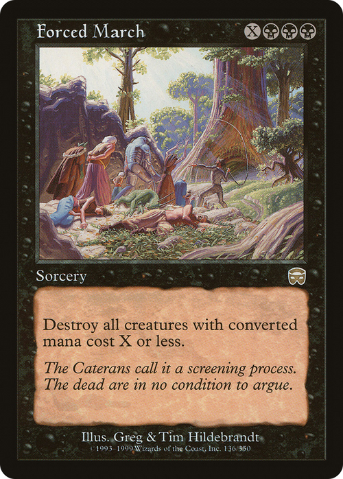 Forced March (MMQ-136) - Mercadian Masques Foil