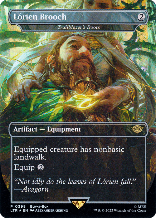 Lorien Brooch - Trailblazer's Boots (BABP-398) - Buy-A-Box Promos / Lórien Brooch (Borderless) Foil