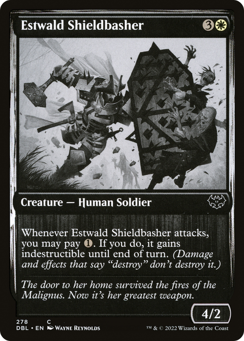 Estwald Shieldbasher (DBL-278) - Innistrad: Double Feature Foil