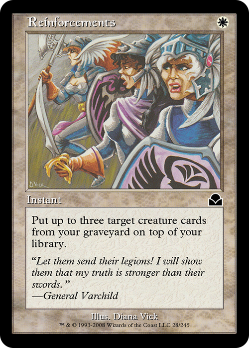Reinforcements (ME2-028) - Masters Edition II Foil