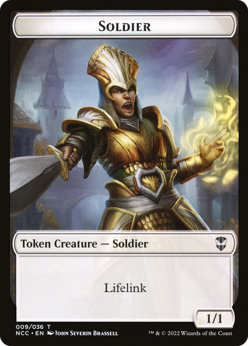 Soldier (TNCC-009) - New Capenna Commander Tokens Foil