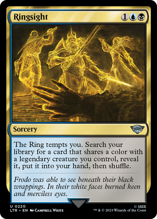 Ringsight (LTR-220) - The Lord of the Rings: Tales of Middle-earth Foil