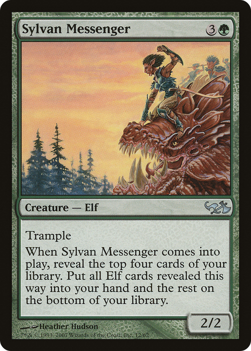 Sylvan Messenger (EVG-012) - Duel Decks: Elves vs. Goblins