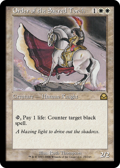 Order of the Sacred Torch (ME2-025) - Masters Edition II Foil