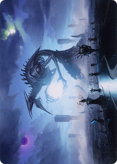 Blue Sun's Twilight // Blue Sun's Twilight (AONE-013) - Phyrexia: All Will Be One Art Series (Borderless)