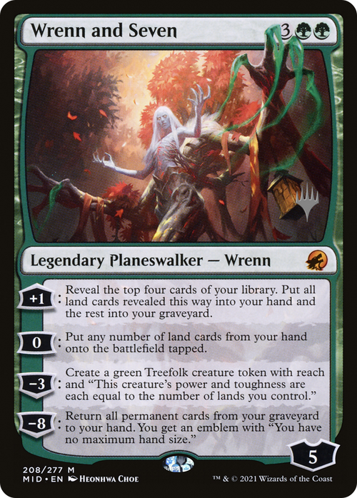Wrenn and Seven (PPMID-208P) - Innistrad: Midnight Hunt Promos