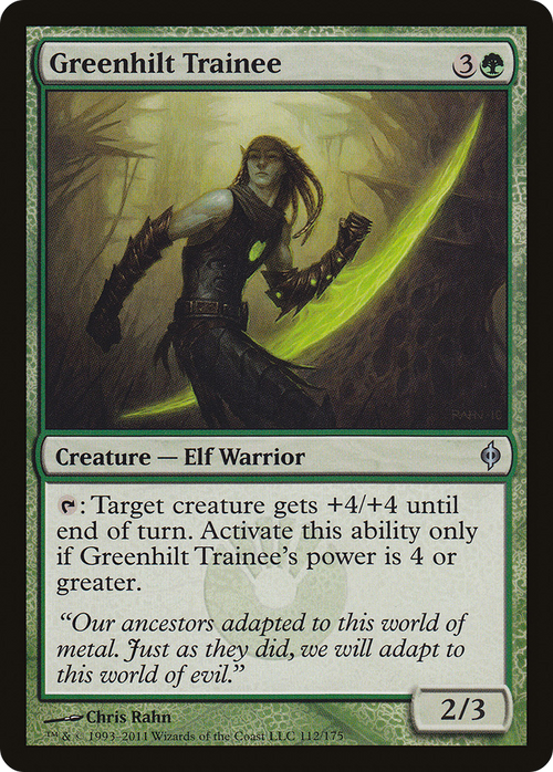 Greenhilt Trainee (NPH-112) - New Phyrexia