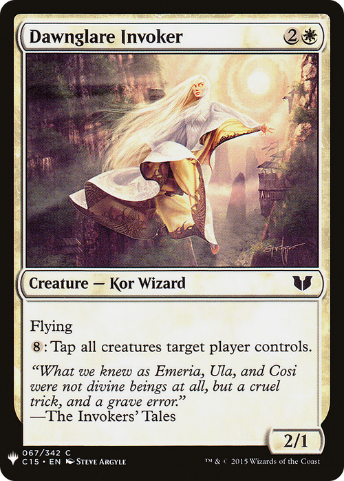 Dawnglare Invoker (LIST-C15-67) - The List