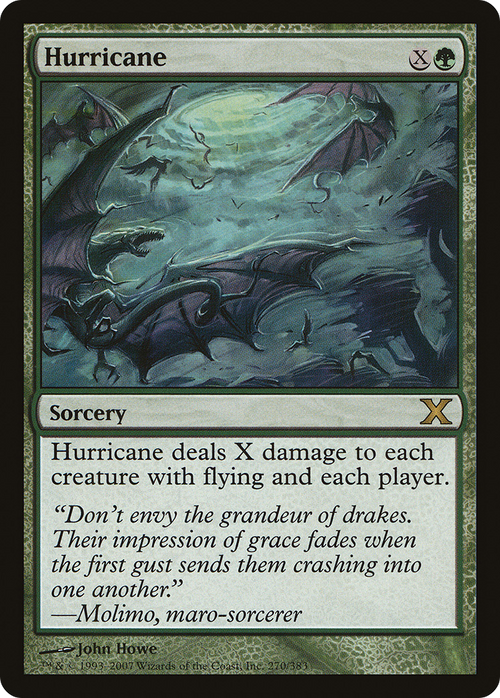 Hurricane (10E-270) - Tenth Edition Foil