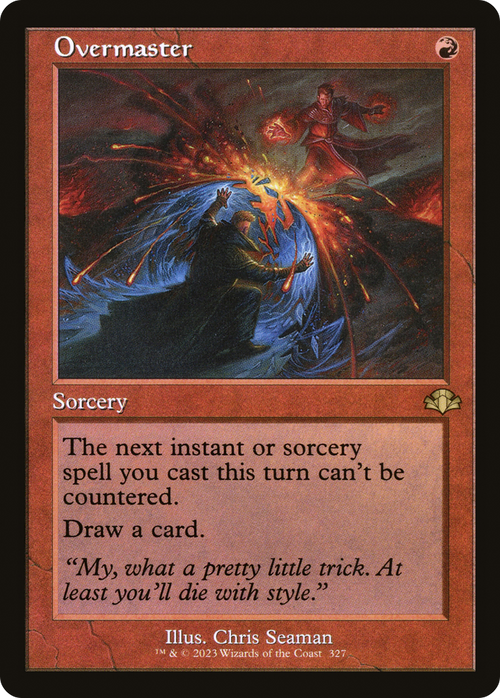 Overmaster (Retro Frame) (DMR-327) - Dominaria Remastered Foil