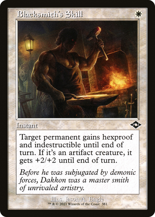 Blacksmith's Skill (Retro Frame) (MH2-381) - Modern Horizons 2