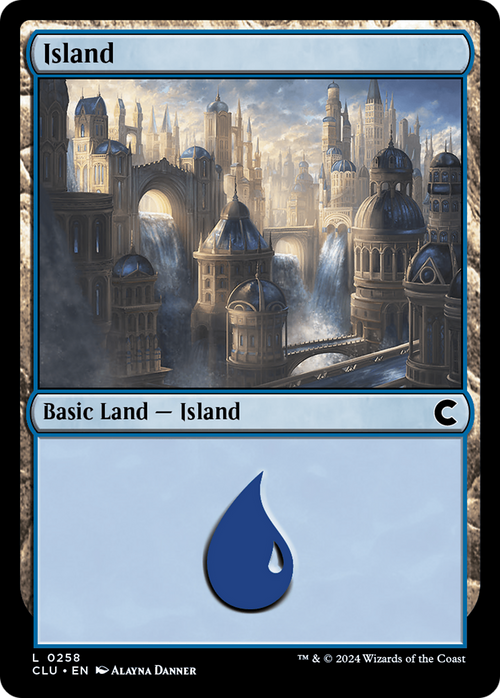 Island (0258) (CLU-258) - Ravnica: Clue Edition