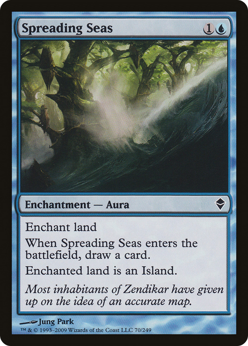 Spreading Seas (ZEN-070) - Zendikar Foil