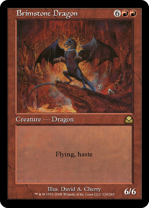 Brimstone Dragon (ME2-120) - Masters Edition II Foil