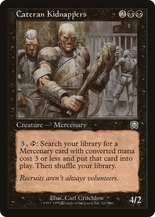 Cateran Kidnappers (MMQ-122) - Mercadian Masques
