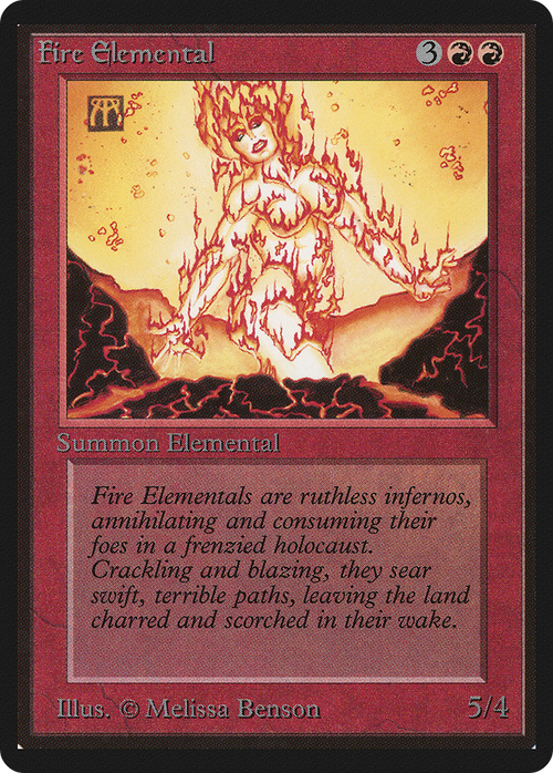 Fire Elemental (LEB-) - Limited Edition Beta