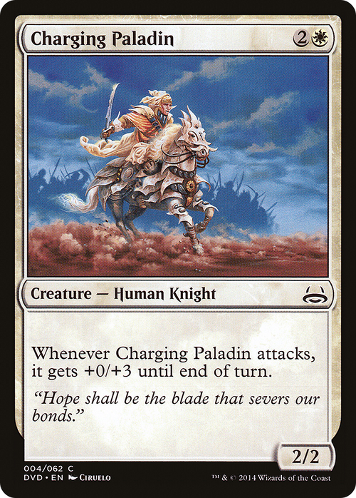 Charging Paladin (DD3-004) - Duel Decks Anthology: Divine vs. Demonic