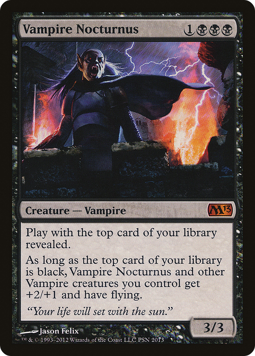 Vampire Nocturnus (MEDIA-003) - Duels of the Planeswalkers 2013 Promos